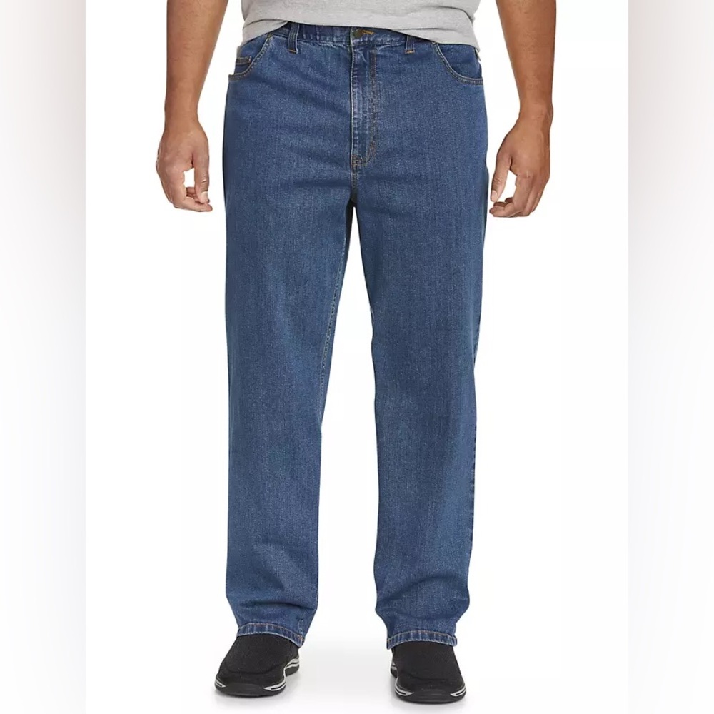 Men’s Denim Jeans Medium Wash Continuous Comfort Stretch Multiple Sizes